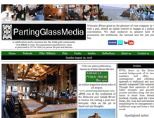 Tablet Screenshot of partingglassmedia.com